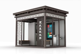 便民直飲水亭,街頭解渴歇腳的溫馨小站