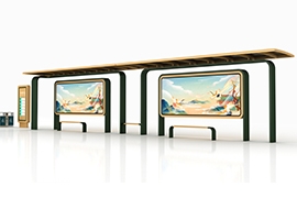 浙江杭州款公交候車亭案例